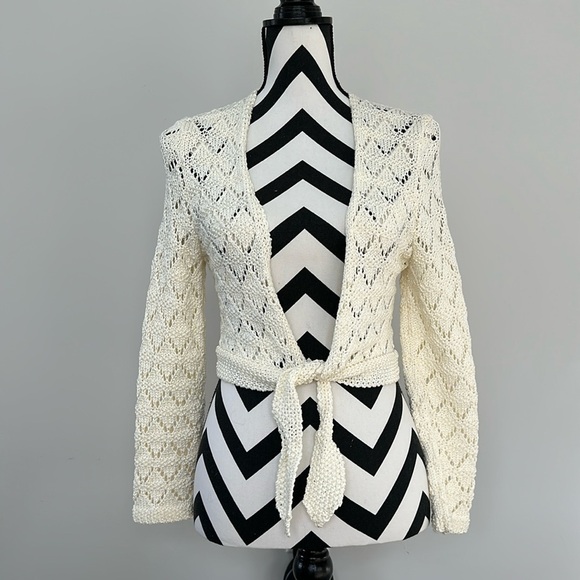 NWT The Limited Off-White Cardigan Sweater Sz SM - Picture 1 of 4